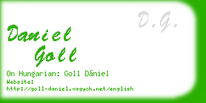 daniel goll business card